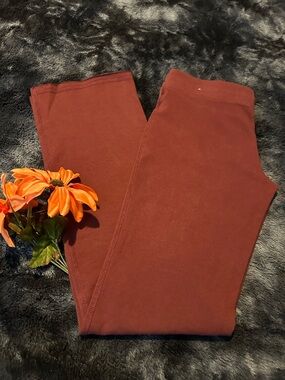 Aeropostale Burgundy Flare Leg Lounge Pants!